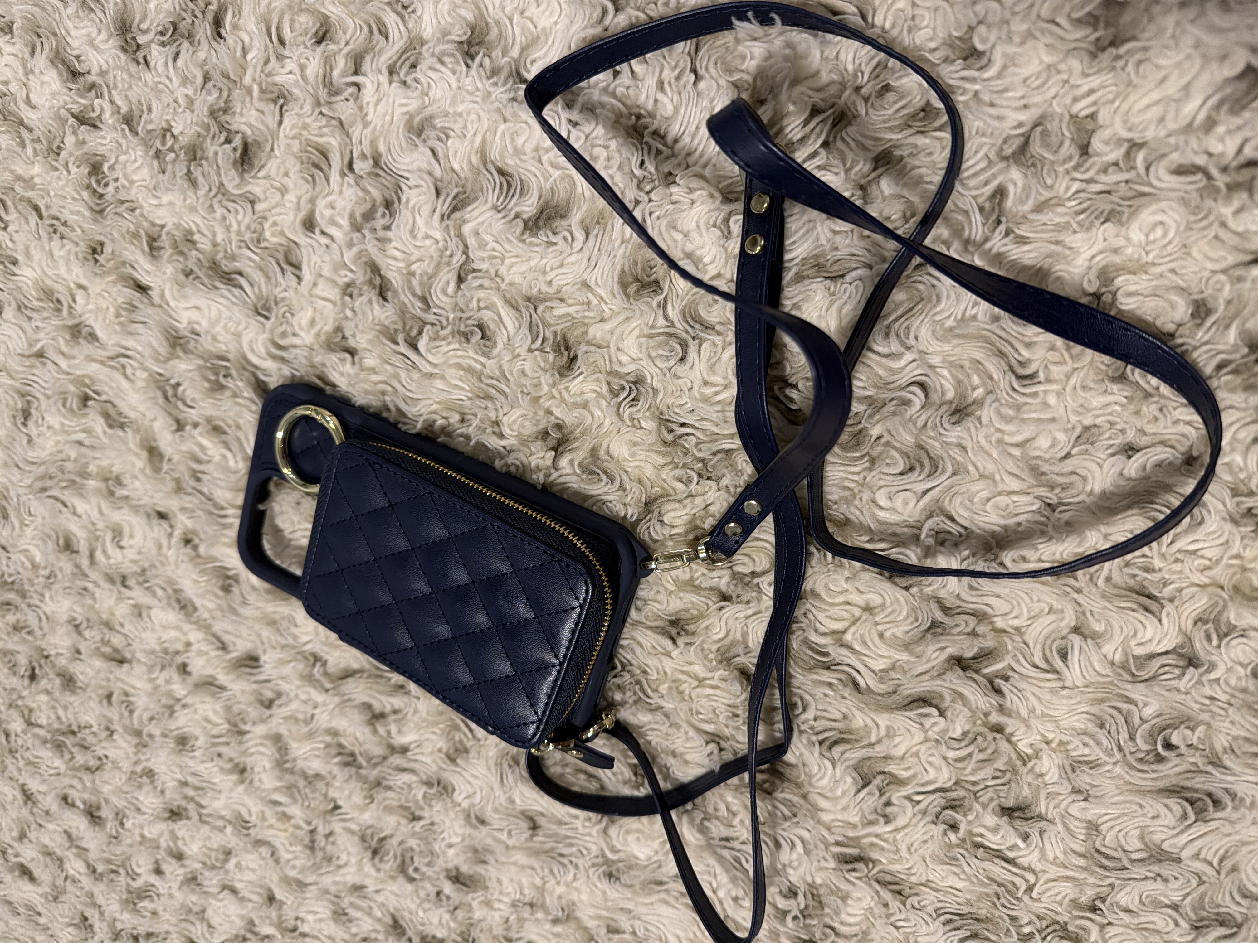 Blue phone case